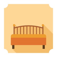 bed clipart front