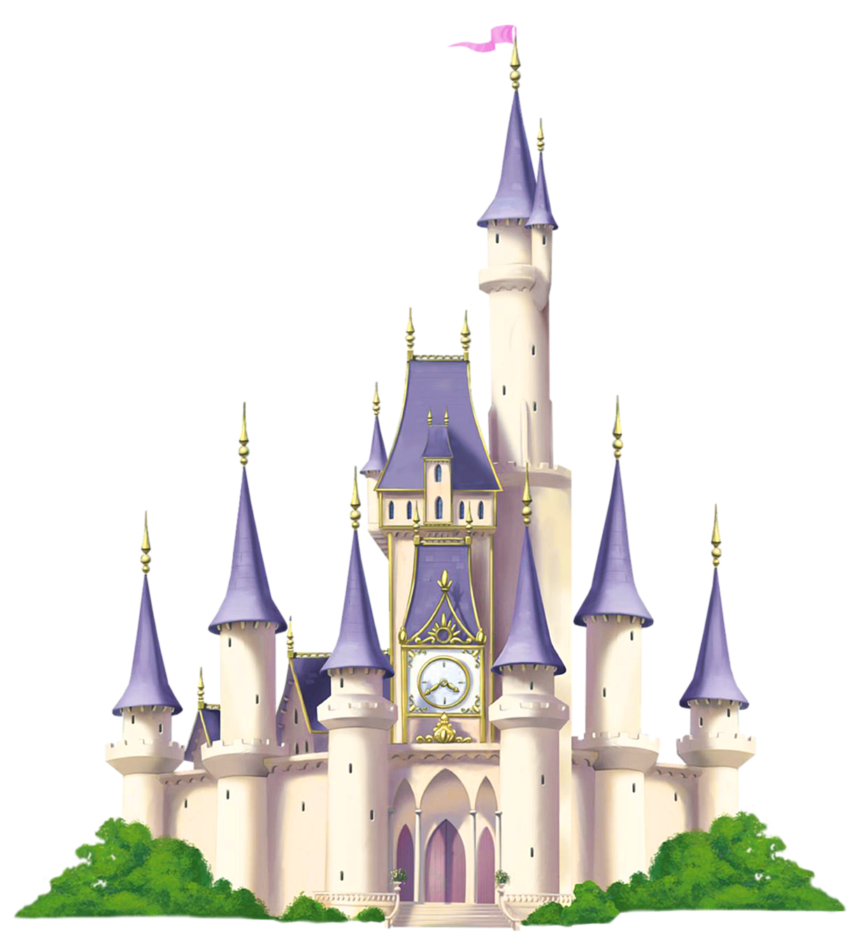 Disney castle clip.