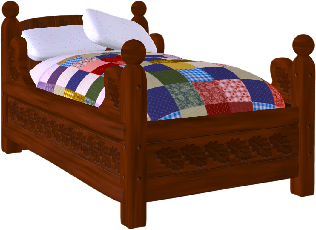 Bedroom clipart cute bed pencil and in color bedroom