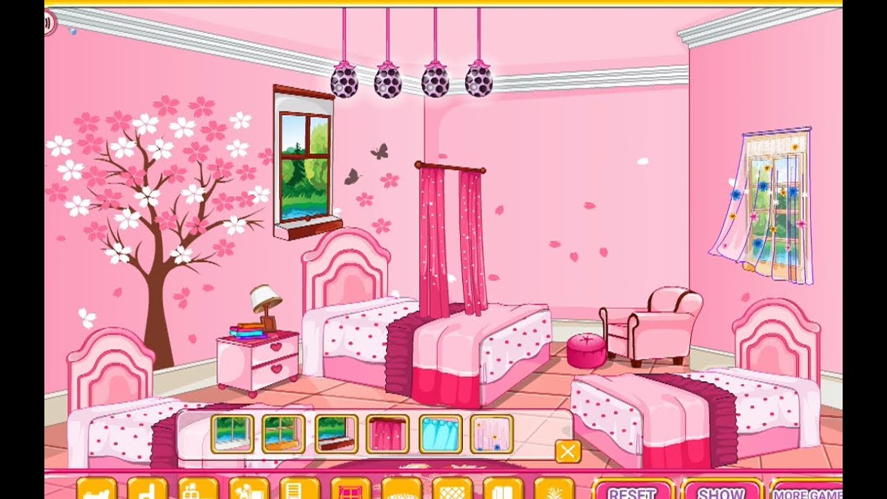 bedroom clipart girly