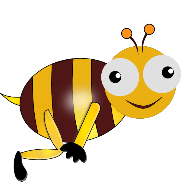 Free animated bee.