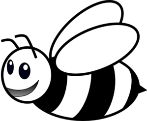 Bee Clipart Black And White