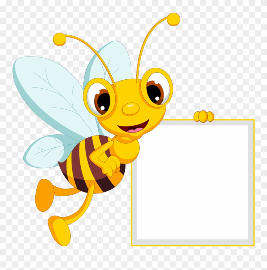 Banner Transparent Download Bumble Bee Flying Clipart