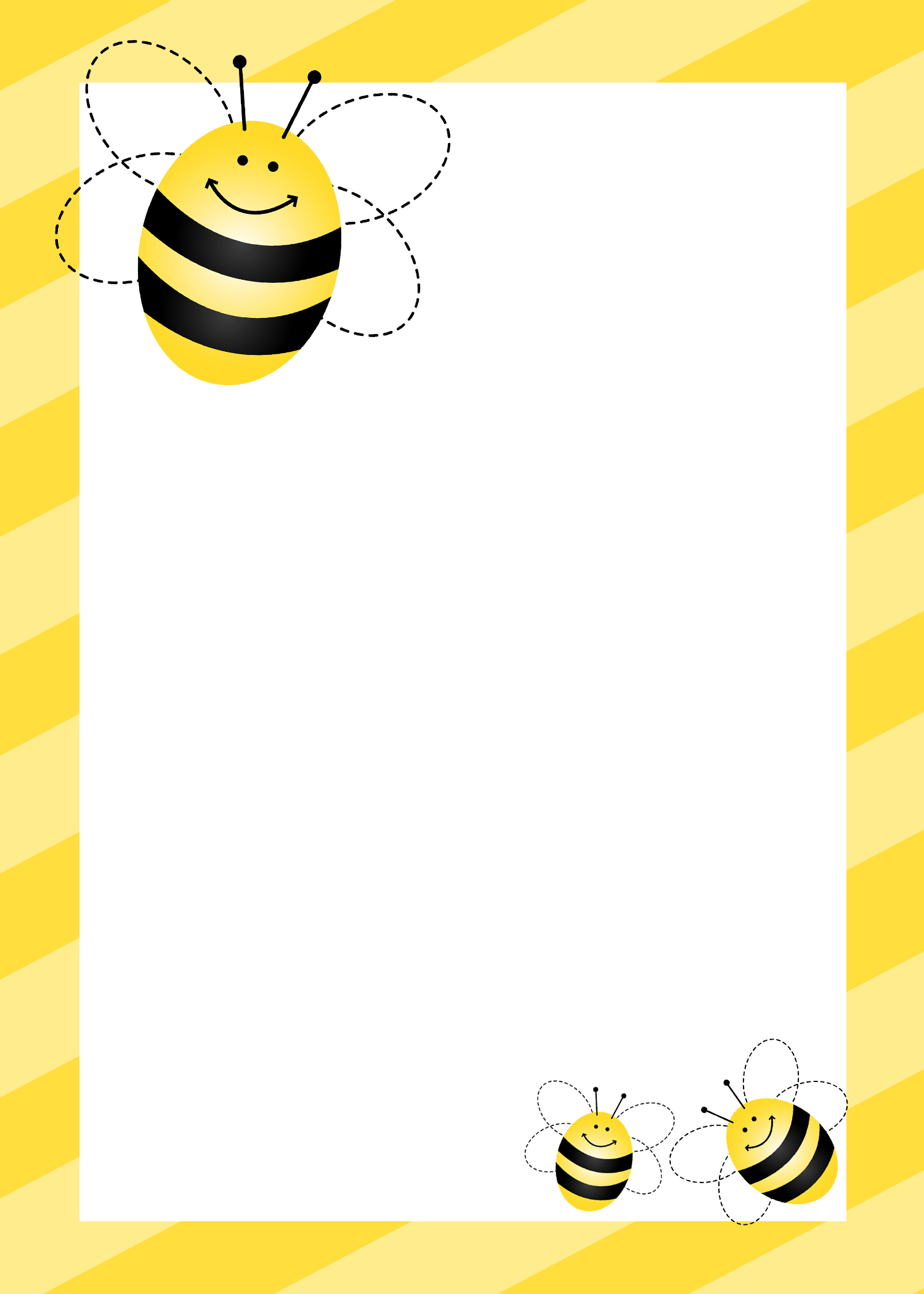 Bee Border Cliparts