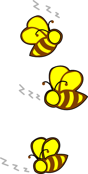 Buzzing bee clipart.