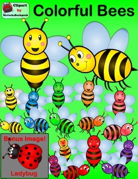 Bee clip art.