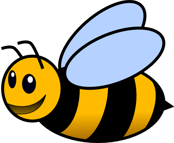 Bee Colored Clip Art at Clker