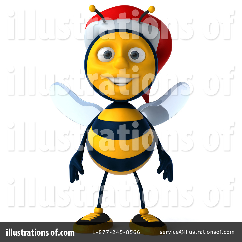 Christmas Bee Clipart