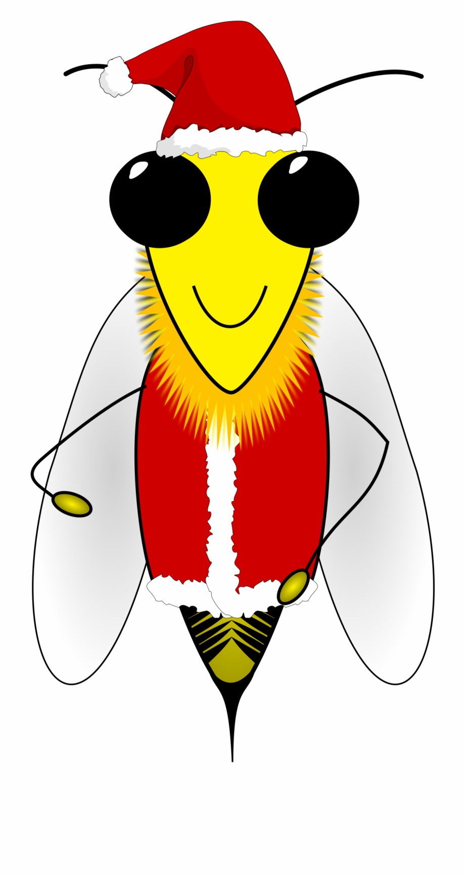 bee clipart free christmas