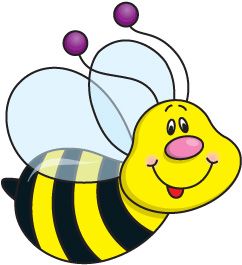 Bee clipart free.