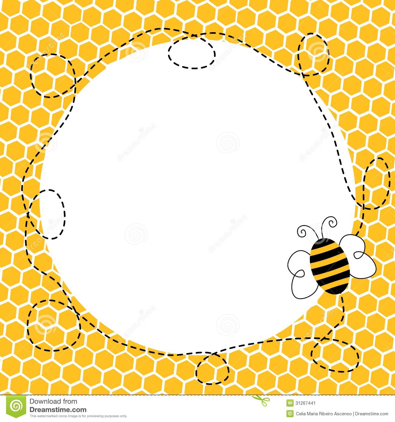 Beehive clipart honeycomb.