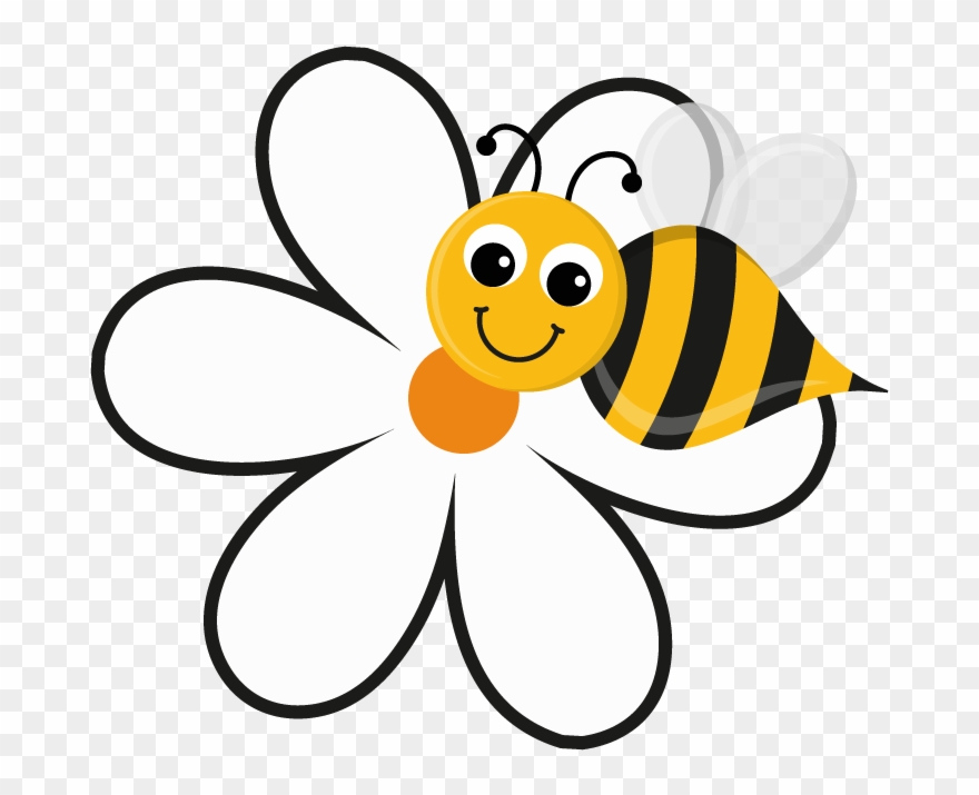Sunflower Clipart Busy Bee