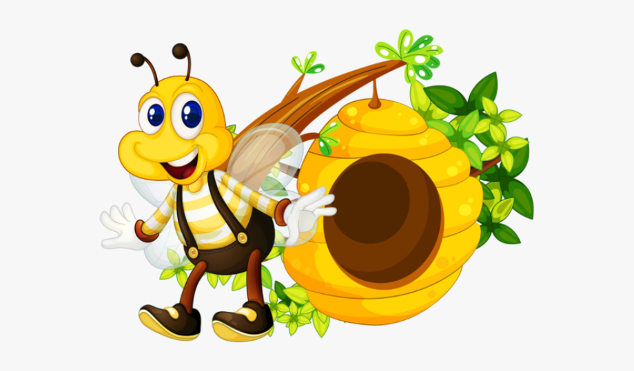 Honey bee clipart.