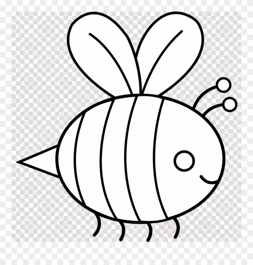 Bumble bee outline.