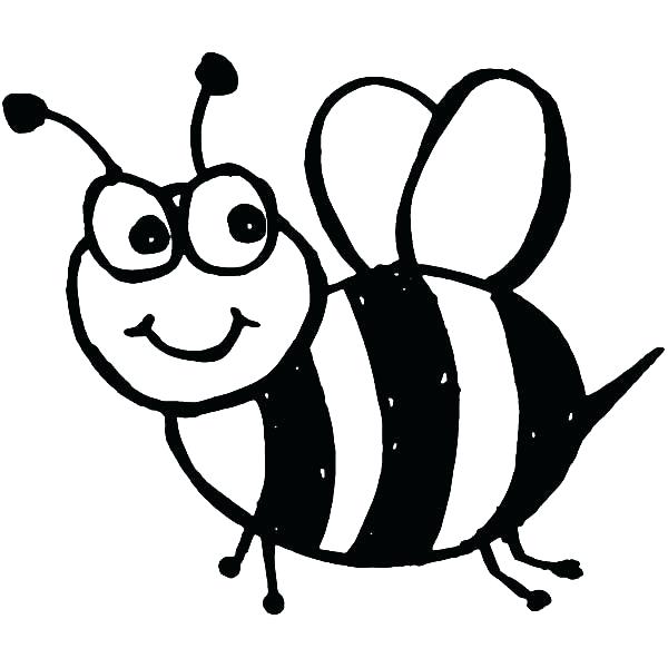 Bumble Bee Clipart Black And White