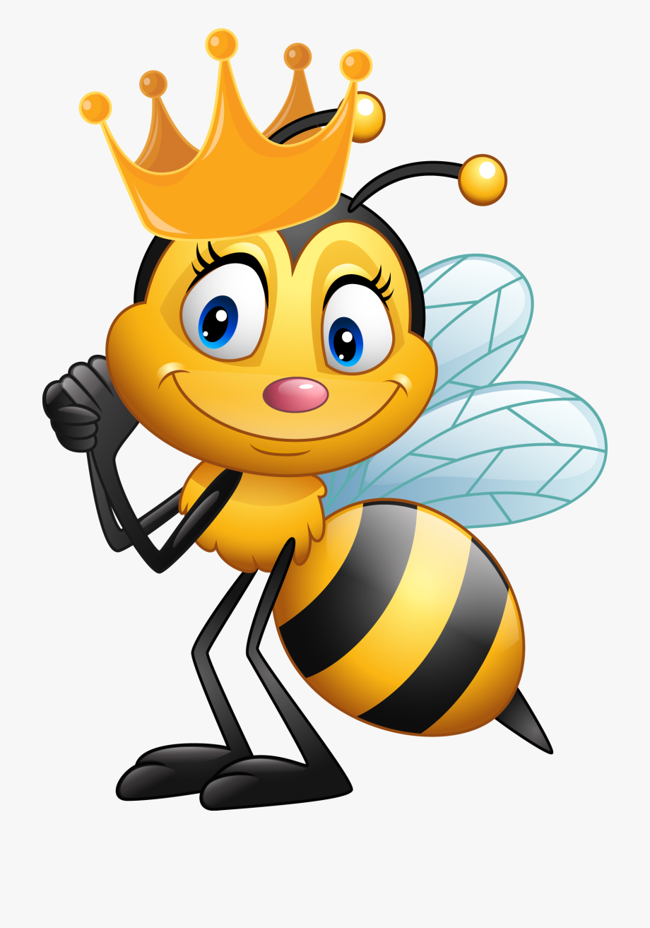 Clipart bee queen bee, Clipart bee queen bee Transparent