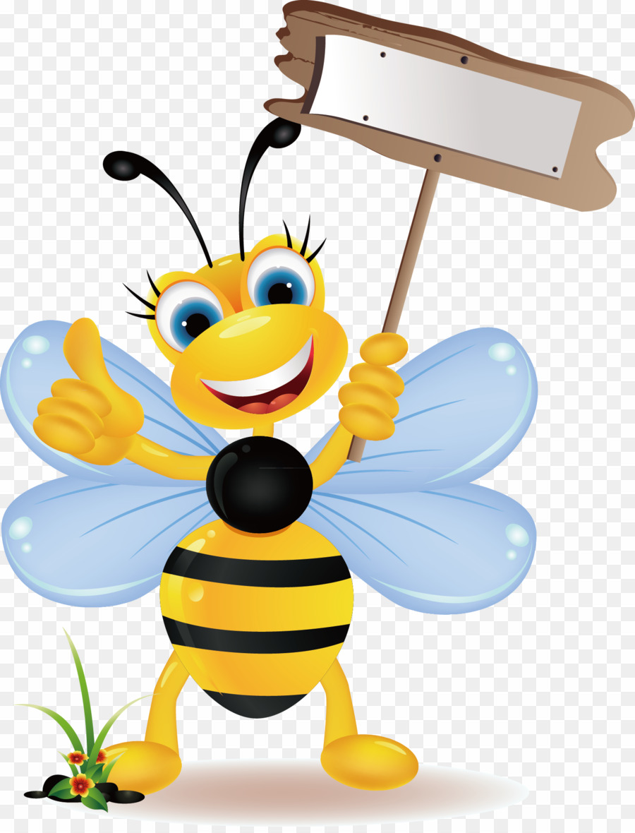 Bee Teacher Cartoon PNG Bee Royalty