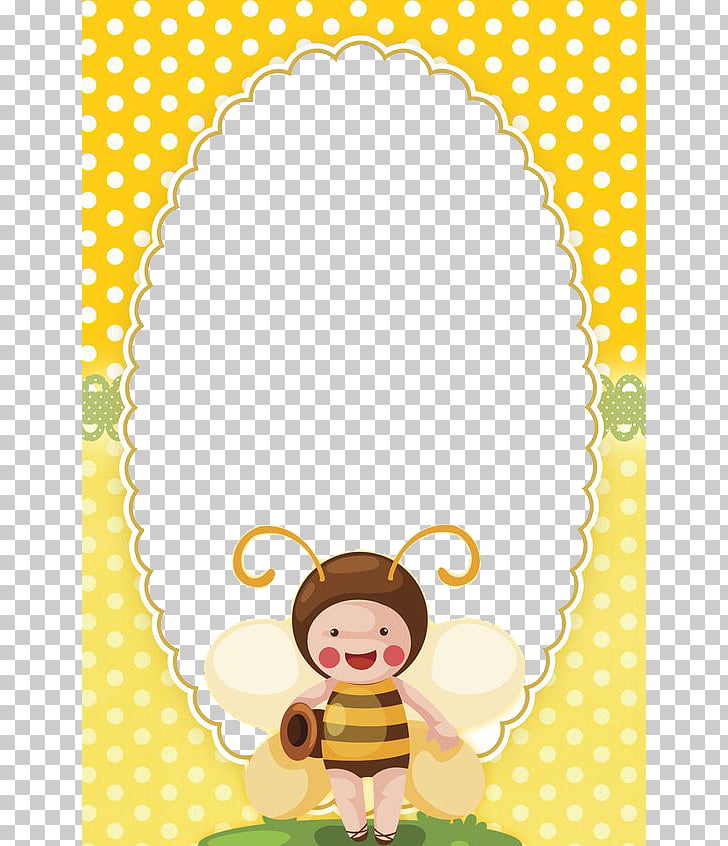 Beehive Paper Party , Bee Border, bee PNG clipart