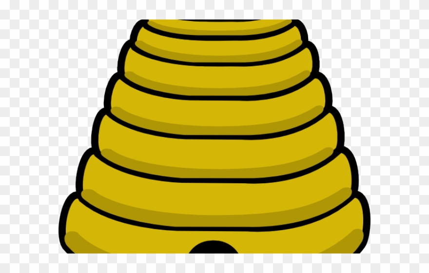 Bee hive clipart.