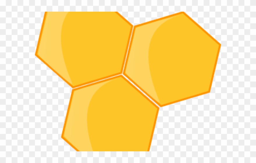 Hexagon clipart bee.