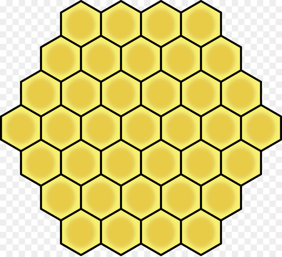 Hexagon background clipart.