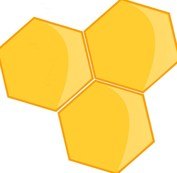 Beehive clipart hexagon.