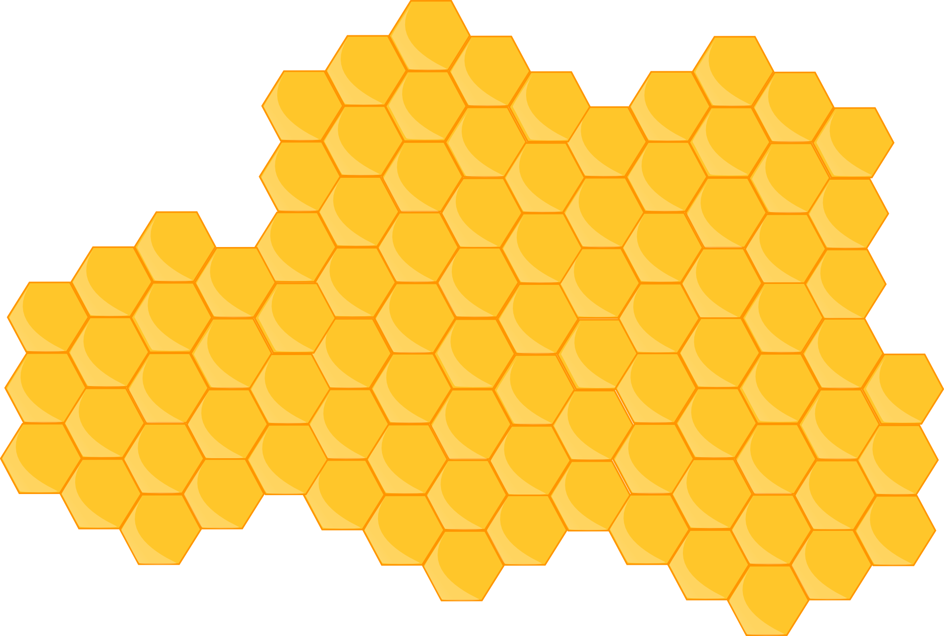 Beehive honeycomb clip.