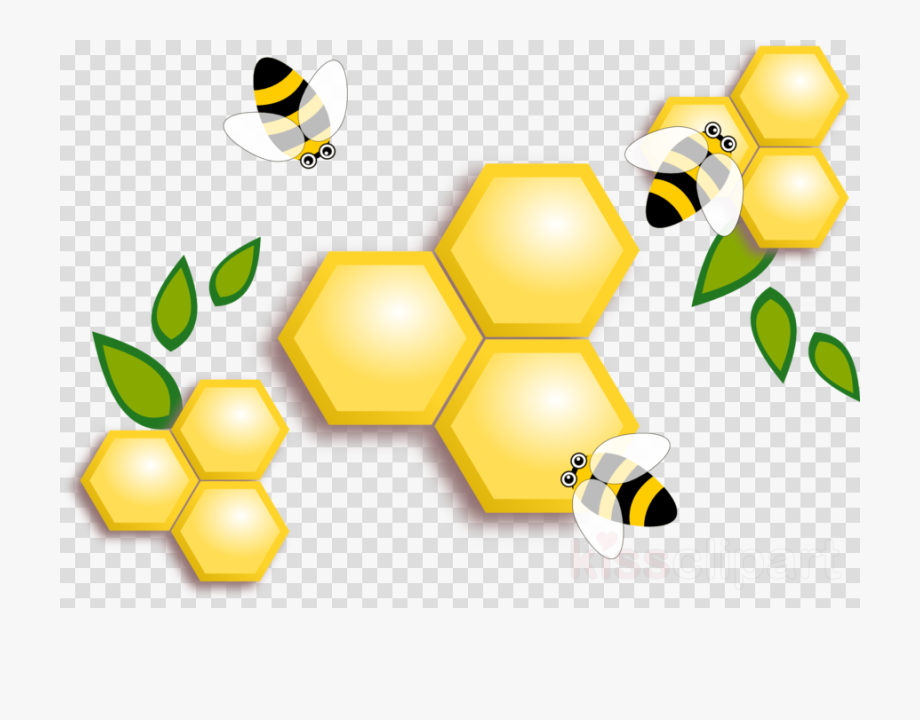 Honeycomb transparent image.