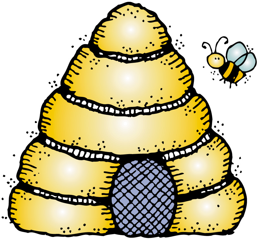 bee hive clipart printable