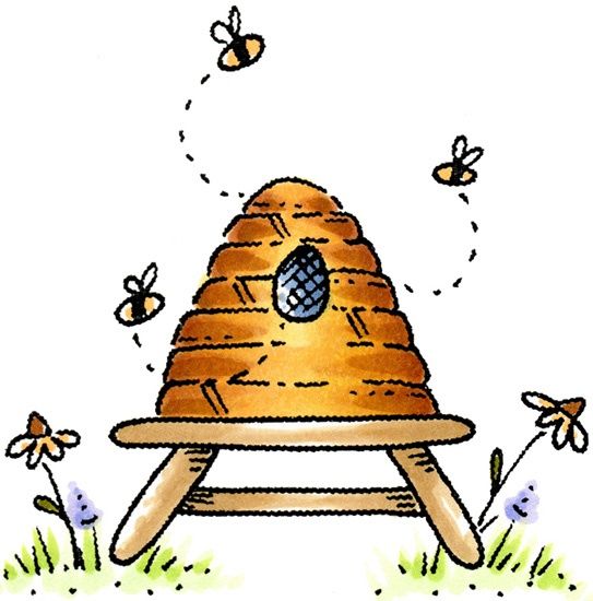 Free Beehive Clipart Pictures