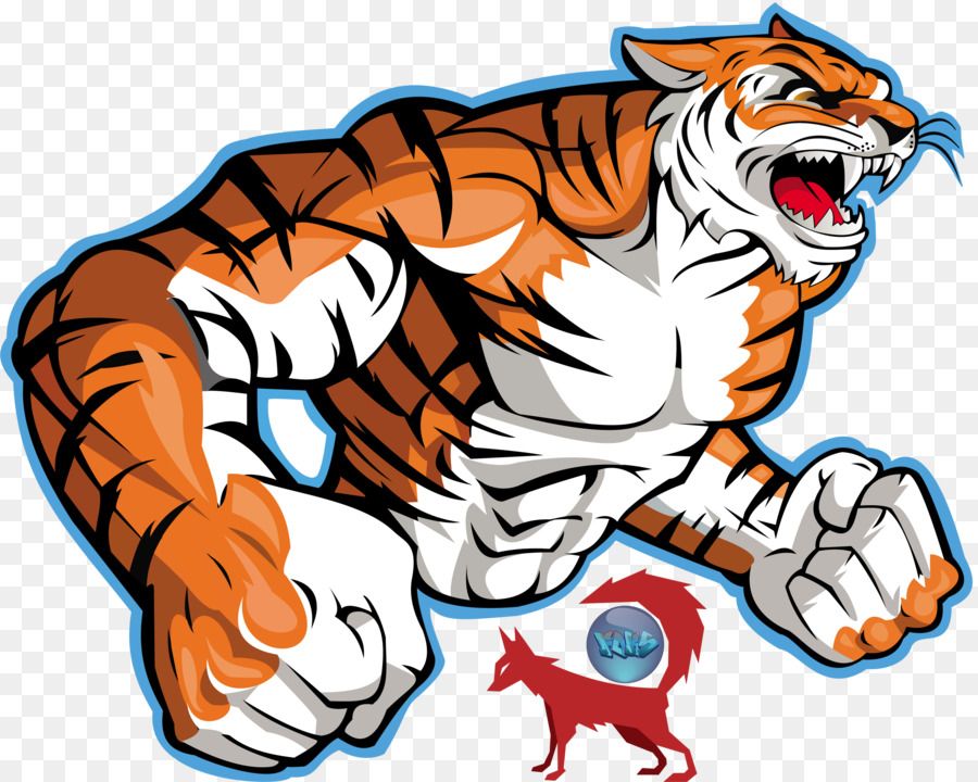 Bengal tiger logo.