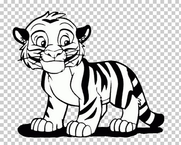Bengal tiger coloring.