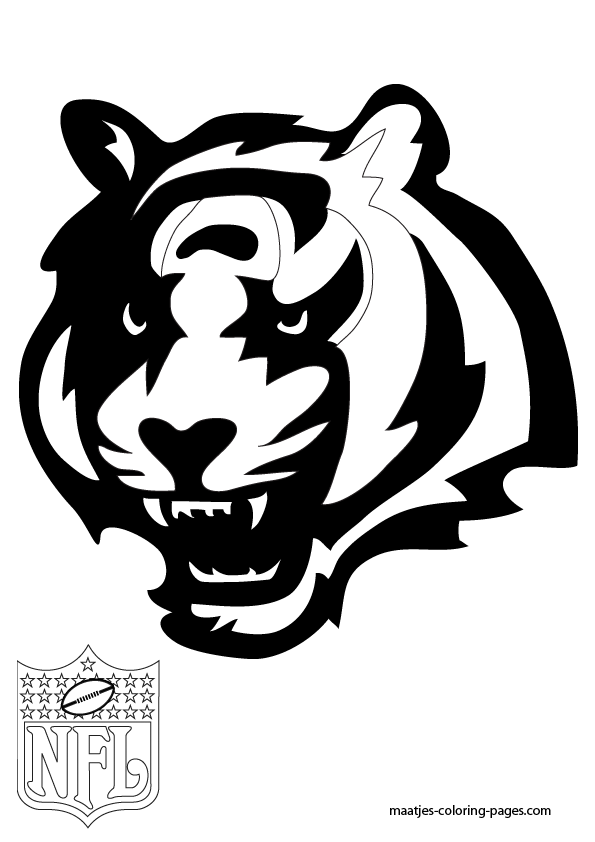 Cincinnati Bengals Logo Coloring Pages