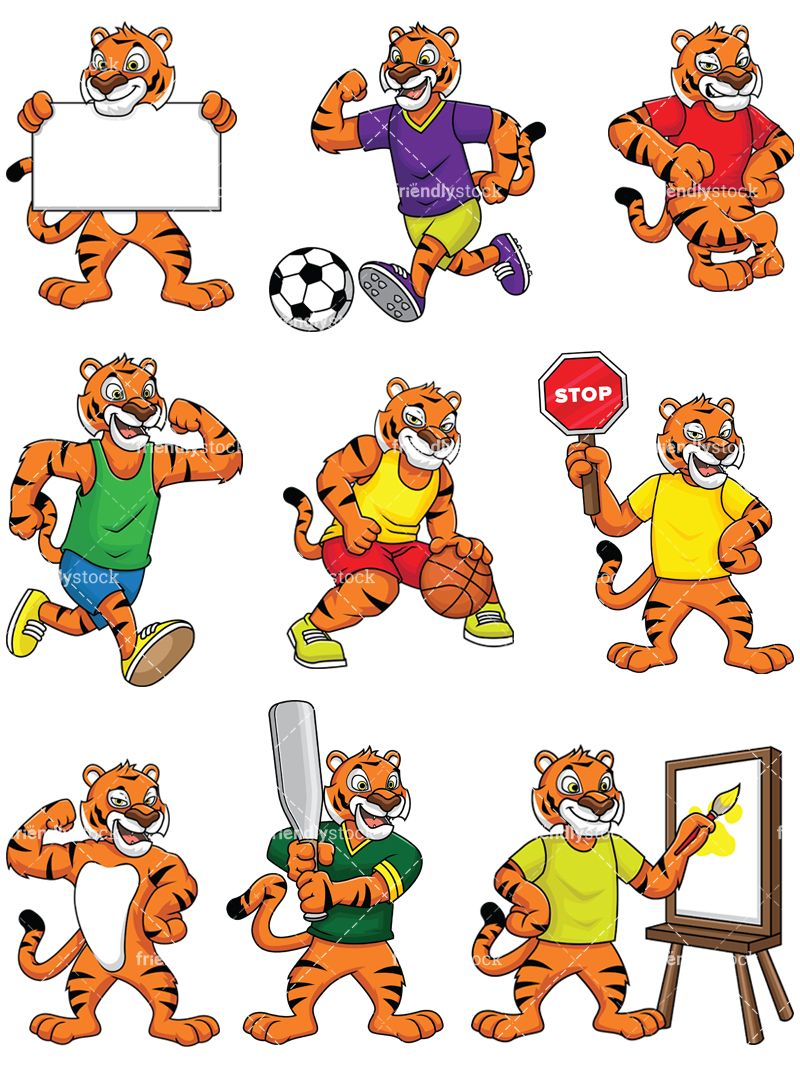 Tiger Mascot Collection