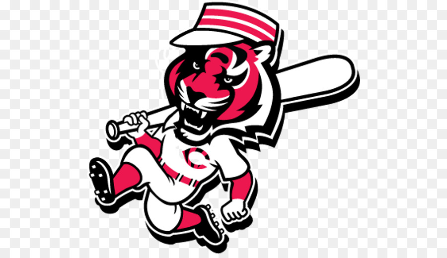 Logos and uniforms of the Cincinnati Reds MLB Sticker Clip