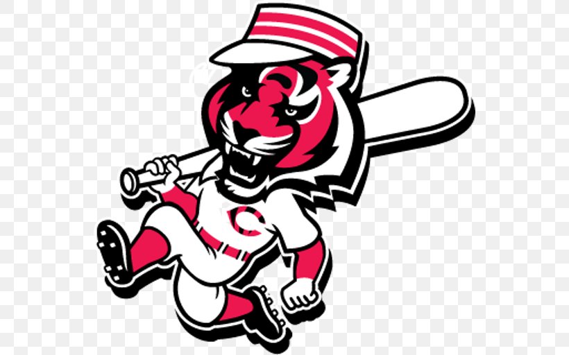 Logos And Uniforms Of The Cincinnati Reds MLB Sticker Clip