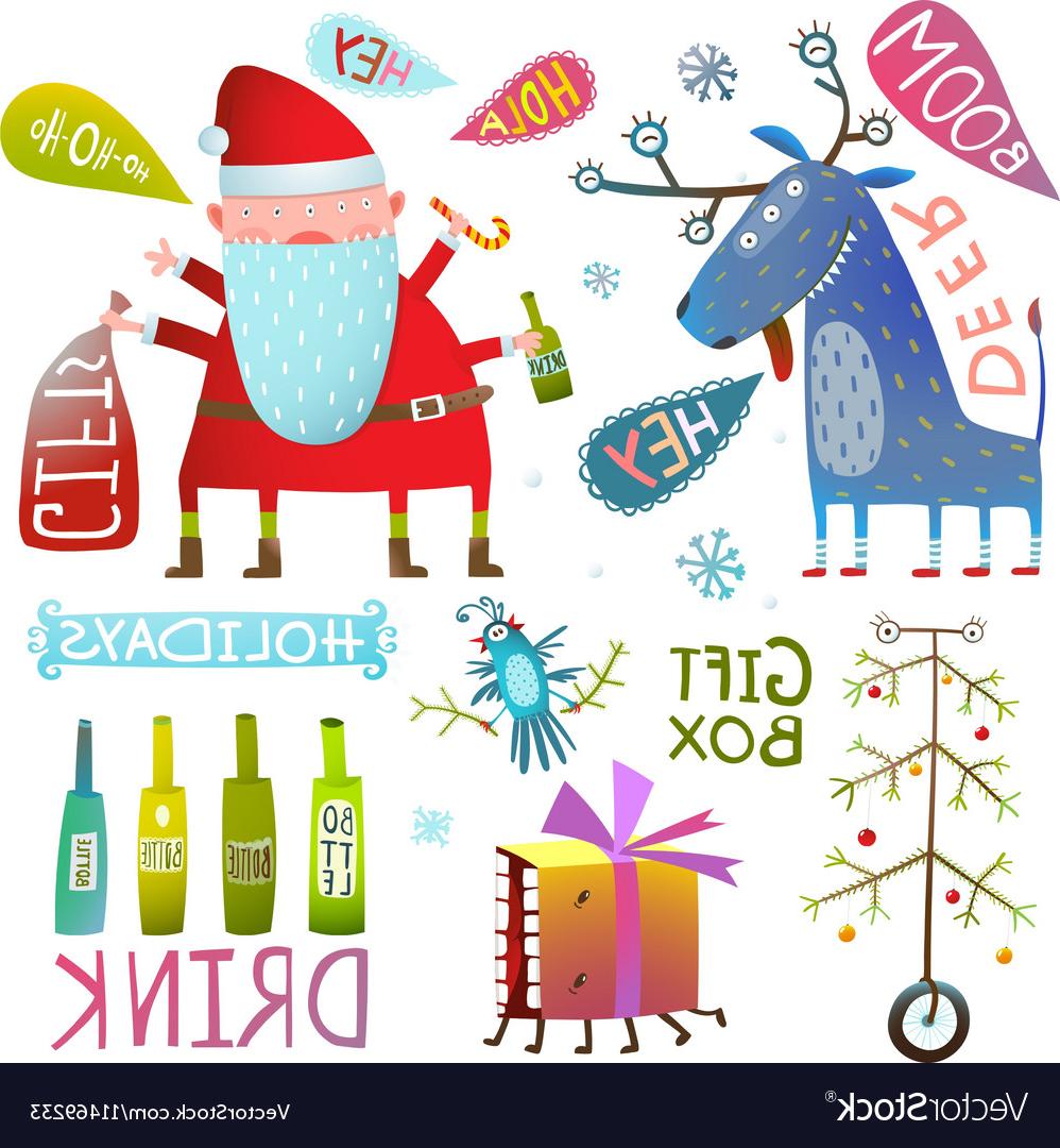 Best HD Christmas Vector Clip Art Collections Drawing