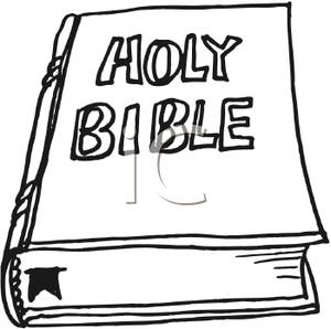 Bible Clipart Black And White