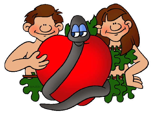 Free Bible Clip Art by Phillip Martin, Adam and Eve