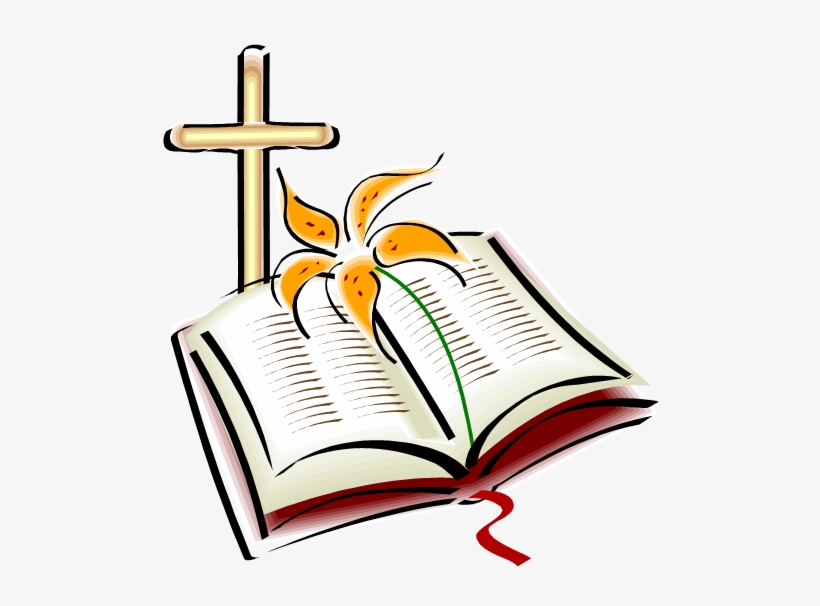 Graphic Library Stock Catholic Clipart Cross Bible