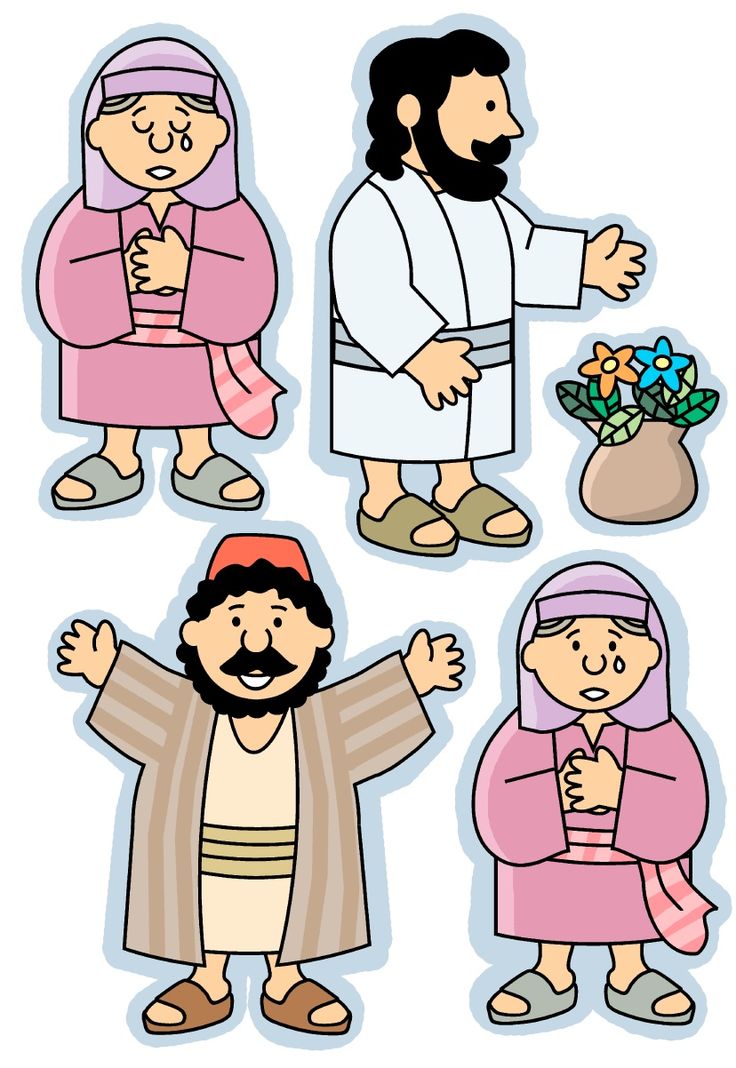 Preschool Bible Character Clipart