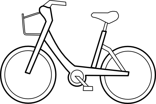 Bike Clipart Black And White
