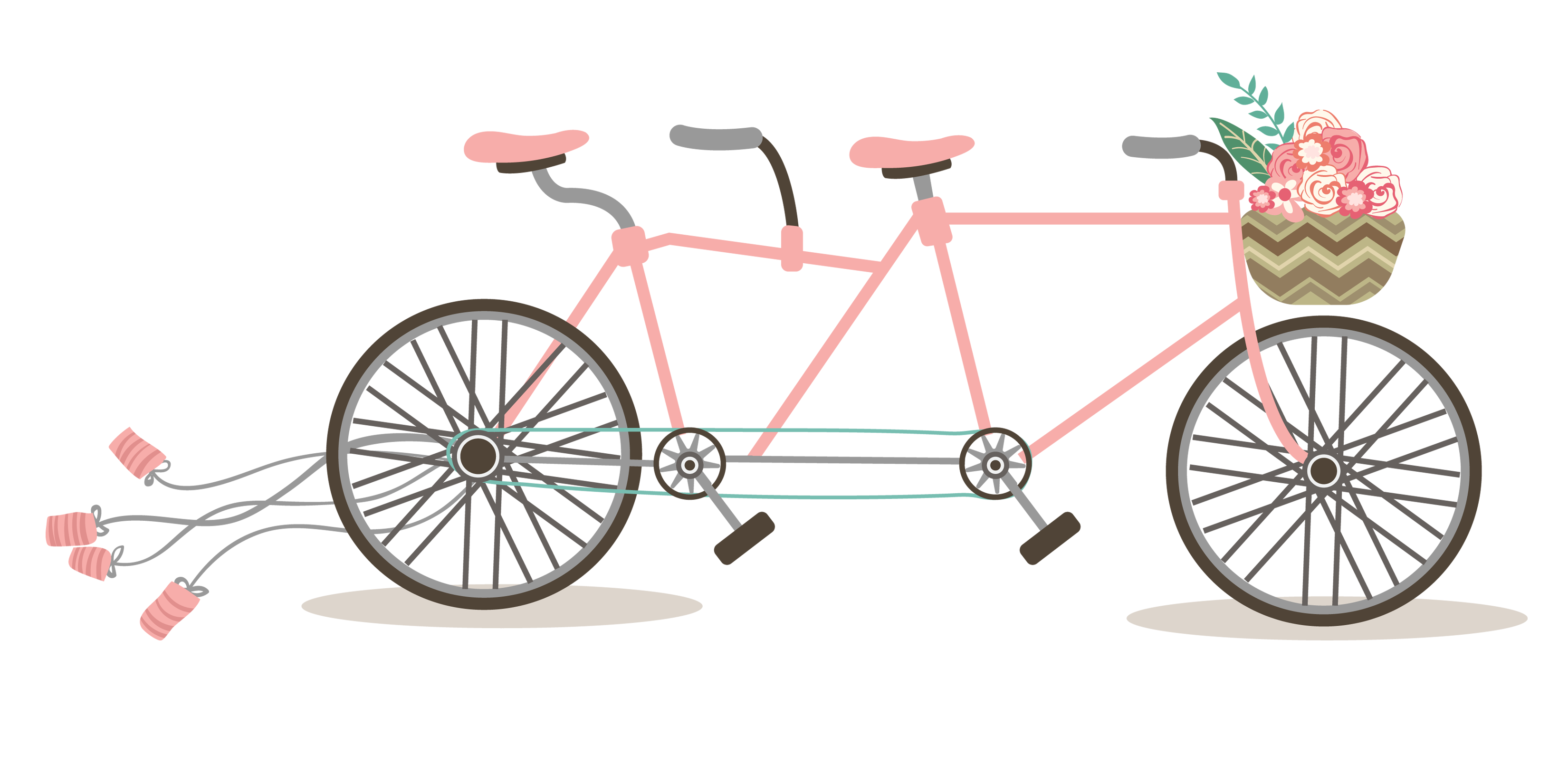 Free Romantic Bicycle Clip Art