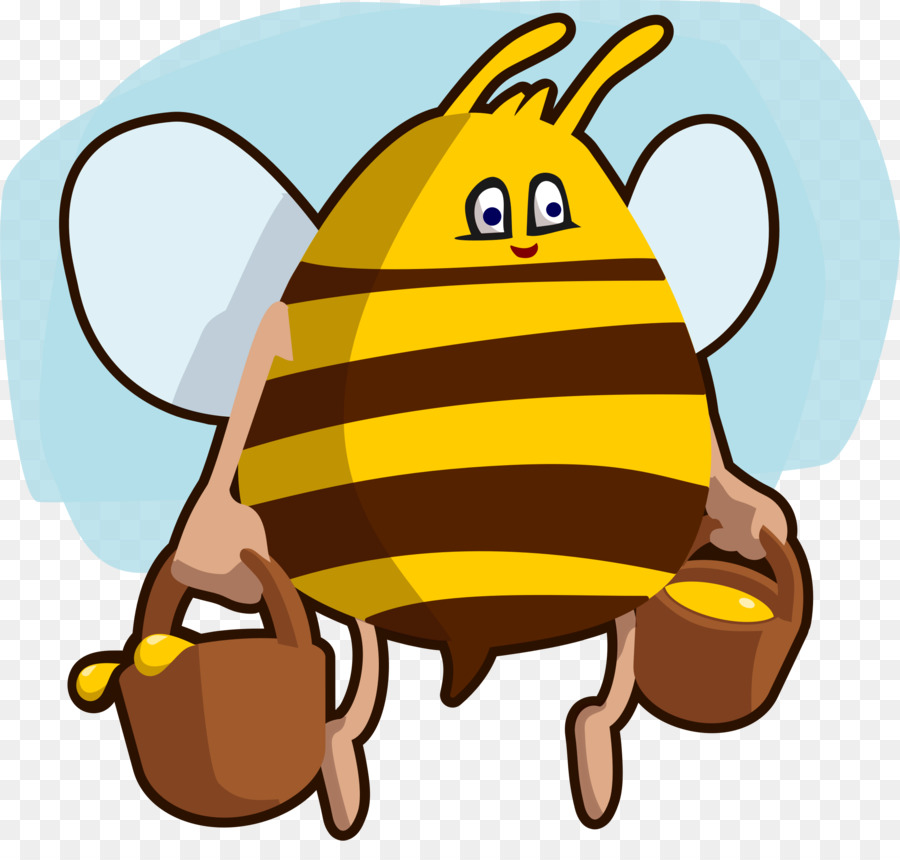 Bee background clipart.