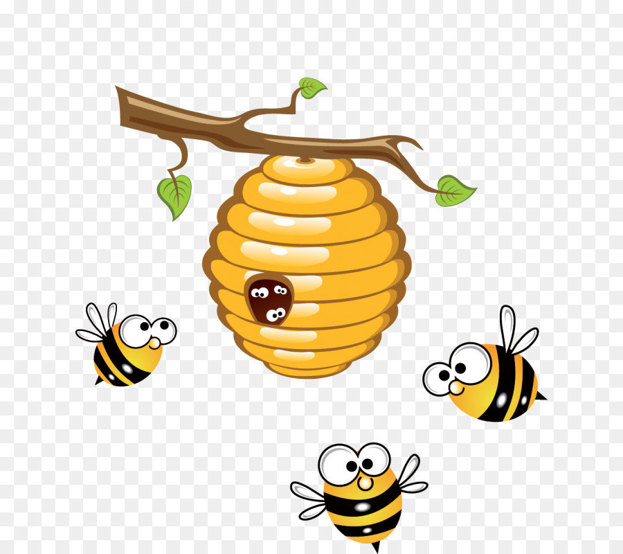 Honig biene bienenstock.