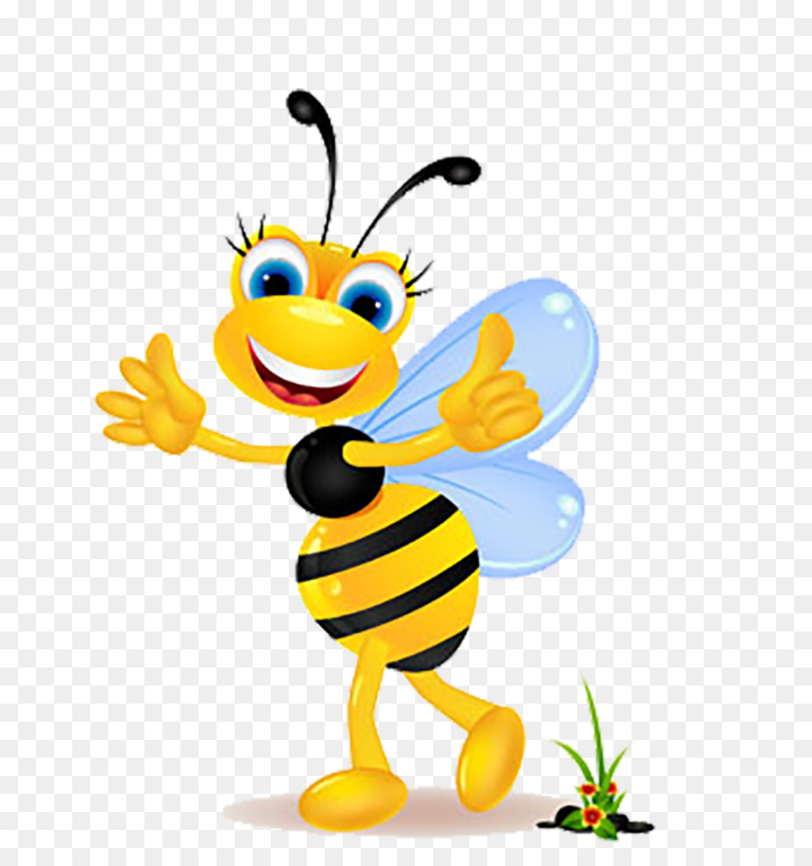 Bieneinsektroyaltyfree clipart gelb.