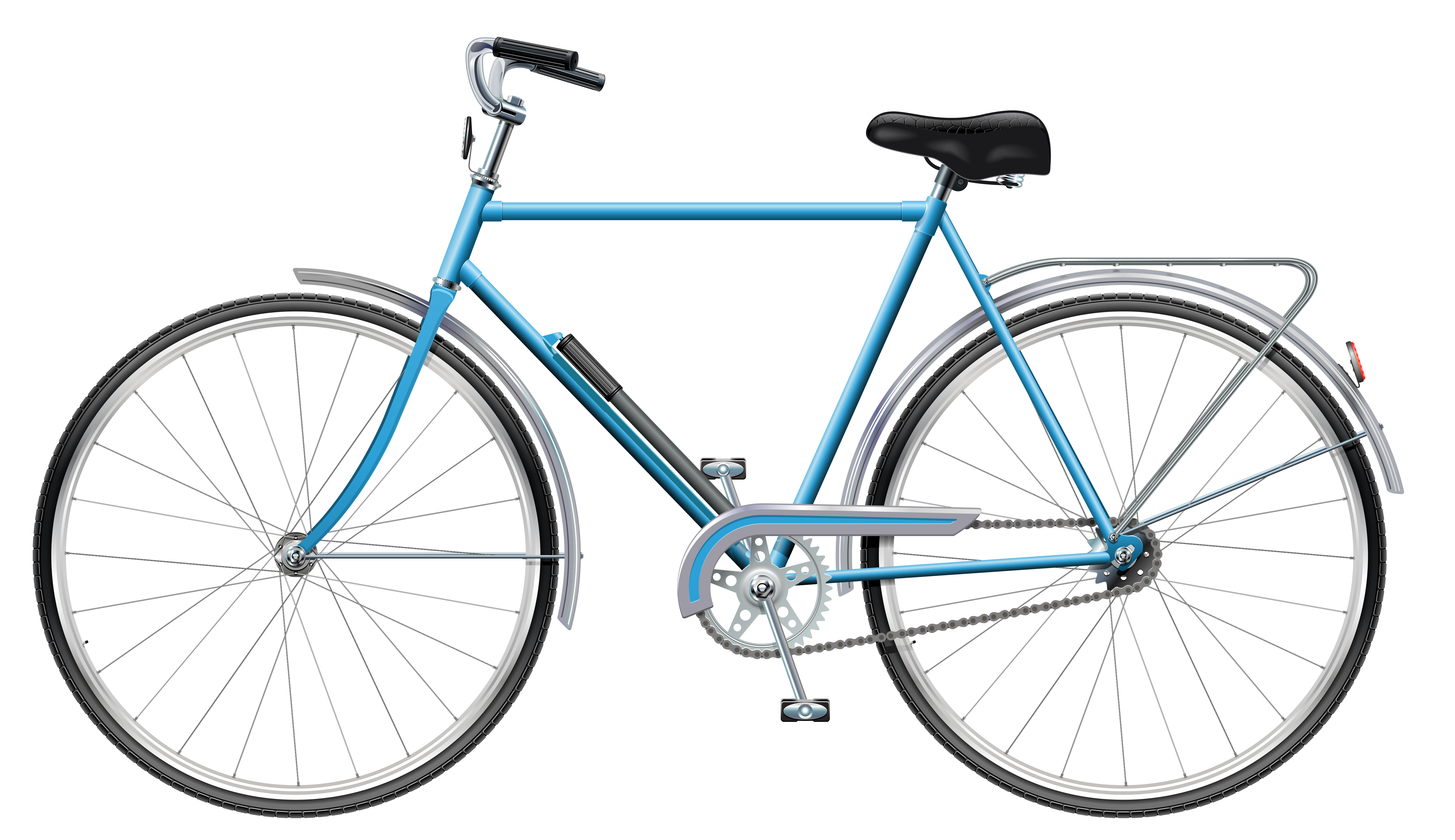 Blue bicycle png.
