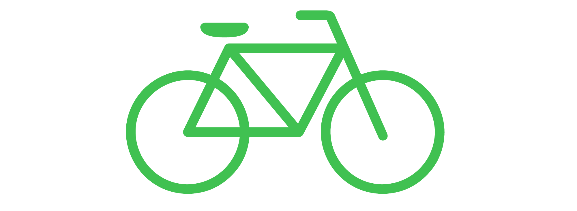Clipart bike green.