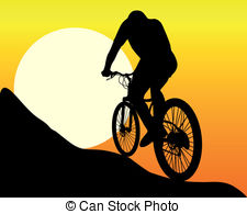 Mountain bike Illustrations and Clip Art