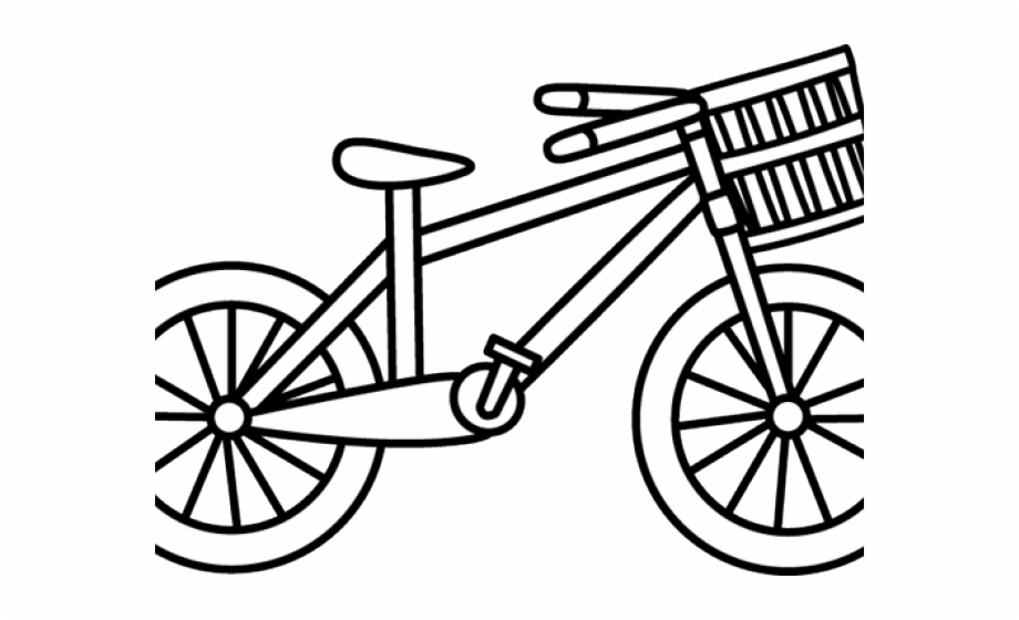 Bike clipart outline.